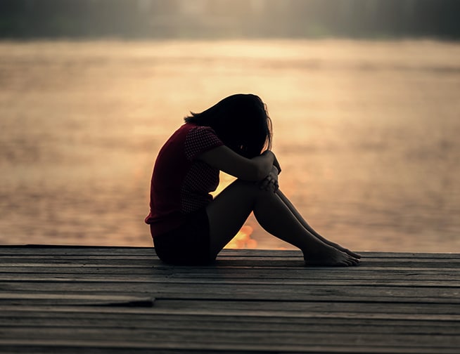 A patient participating in a counseling session for depression at Denton Family Practice Clinic.