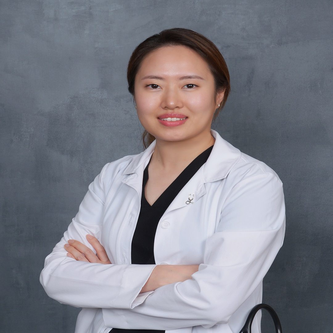 A professional portrait of Yoosun Jeong, a dedicated healthcare provider at Denton Family Practice Clinic.